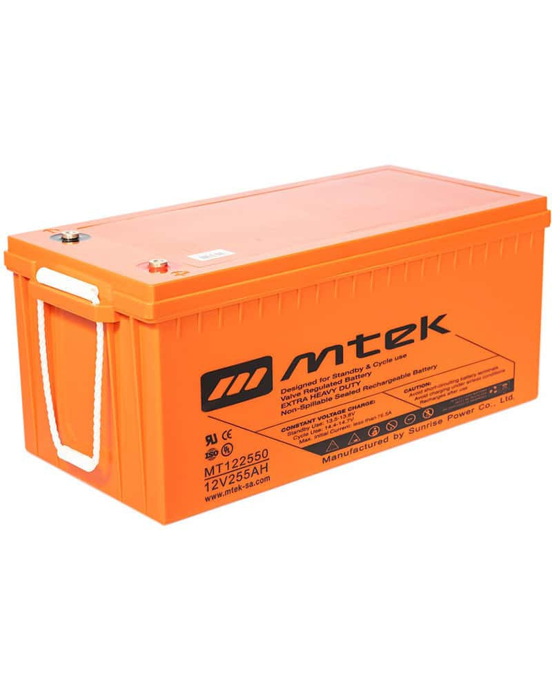 Batería AGM 255Ah 12V MTEK VRL