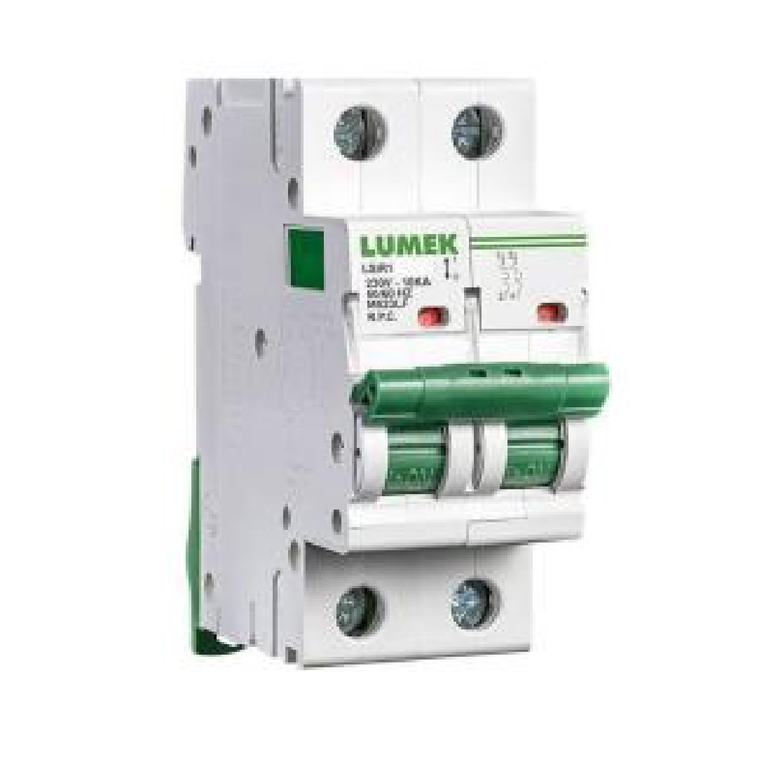 Breaker de Riel AC 2X40A 230V-6KA Lumek