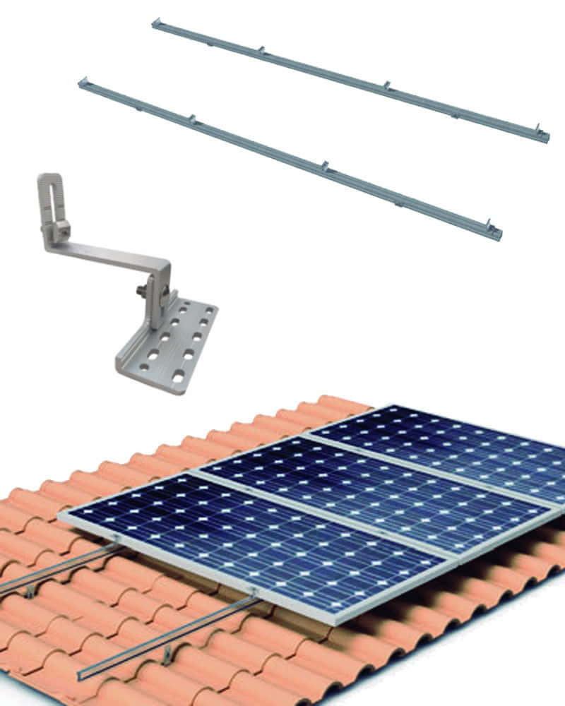Estructura Teja de barro 4 Panel KHT915