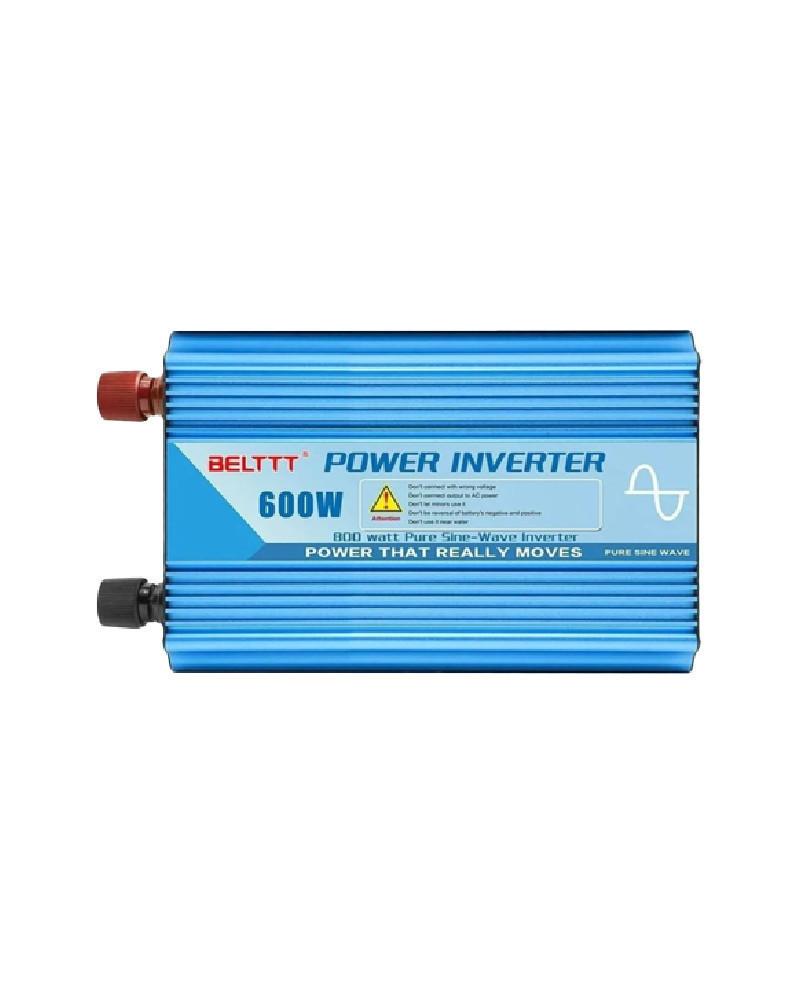 Inversor de Corriente Onda Pura 600W 24V Belttt