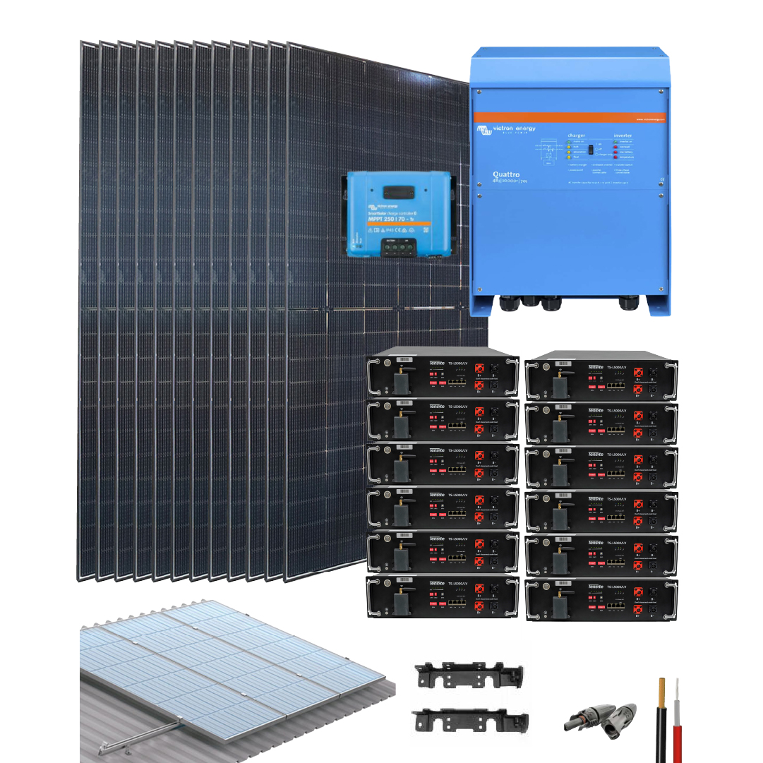 Kit Aislado 106750Wh/día 5000W 48V Victron