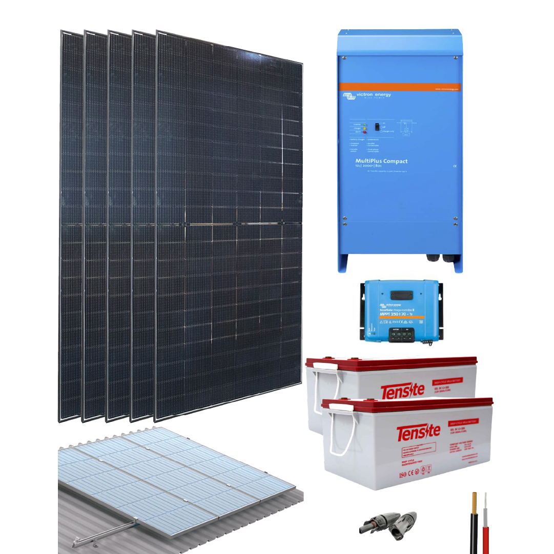 Kit Aislado 10675Wh/día 2000W 24V Victron