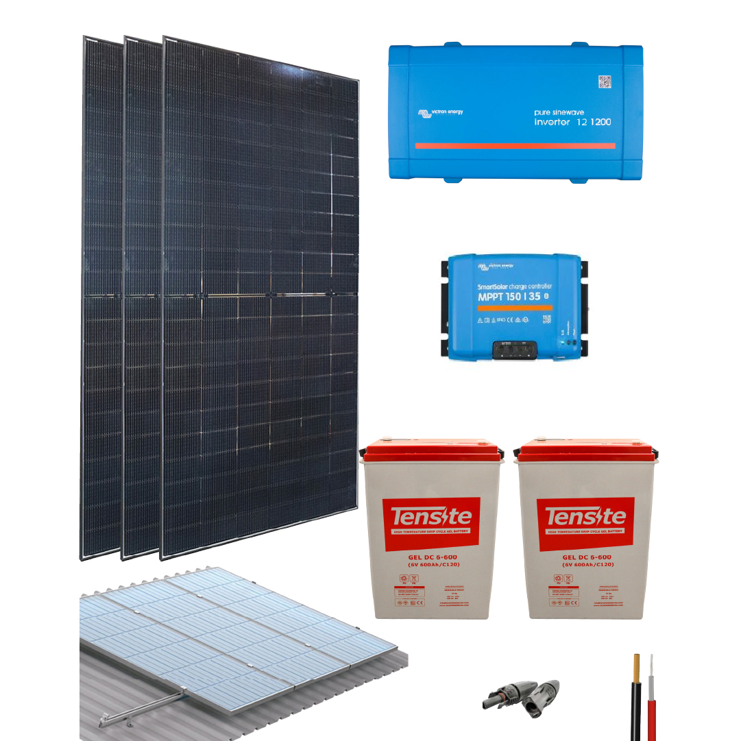 Kit Aislado 1200W 6405Wh/dia Victron