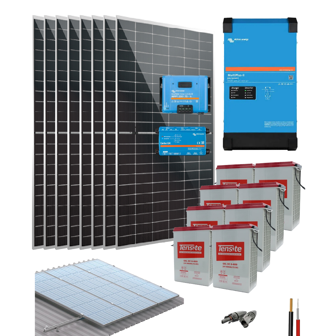 Kit Aislado 17360Wh/día 5000W 48V Victron