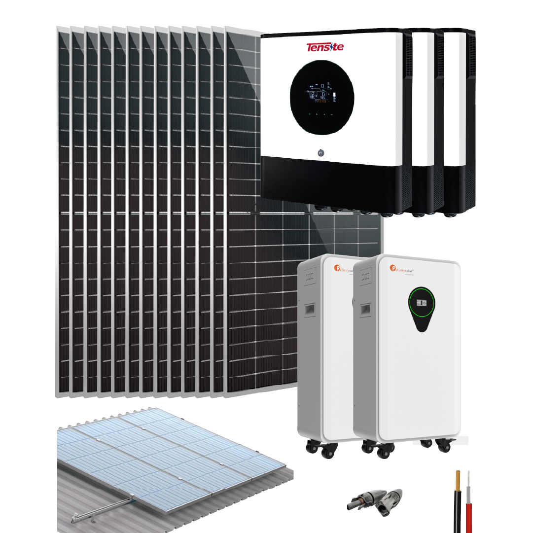 Kit Aislado 19500W 52080Wh/día Tensite