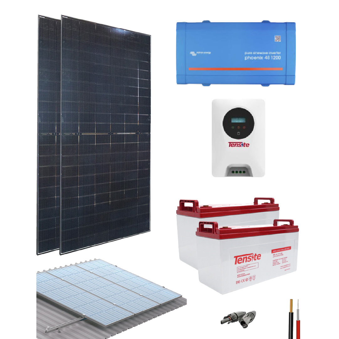 Kit Aislado 4970Wh/día 1200W 24V Tensite