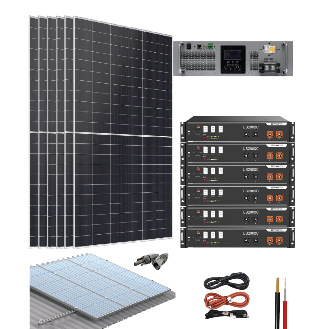 Kit Aislado con batería de litio 3000W 21350Wh/día PHVolt