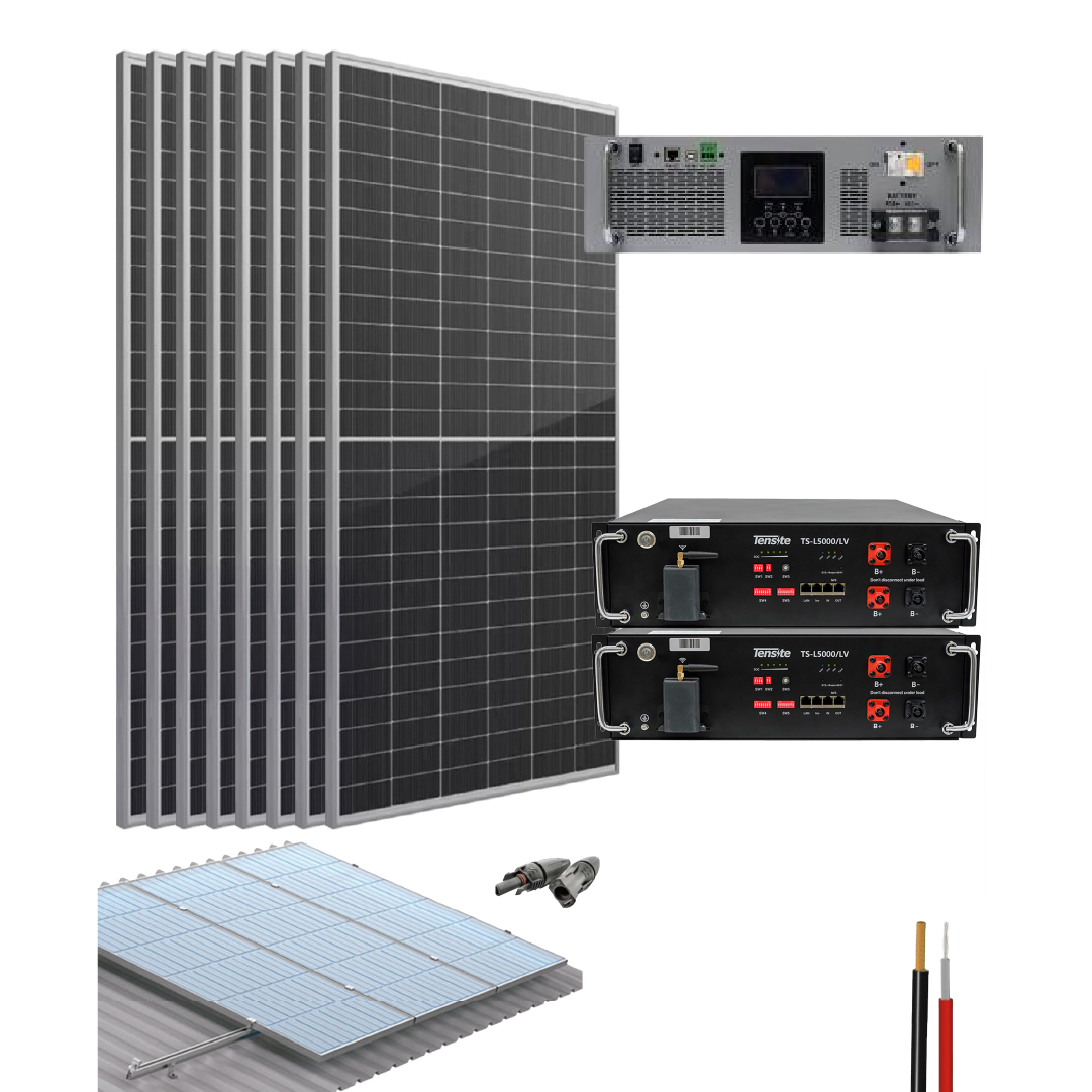 Kit Aislado para Casa 3000W 17360Wh/día PHVolt