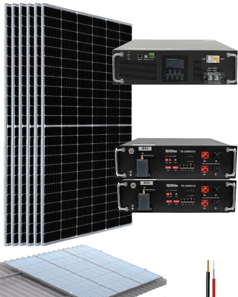 Kit Aislado para Casa de Campo 3000W 16470Wh/día PHVolt