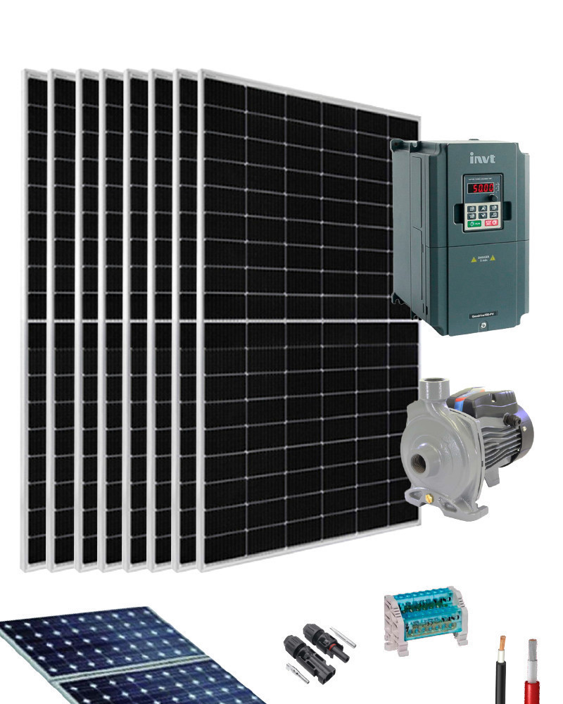 Kit Bombeo Solar 440V 10HP Periférica