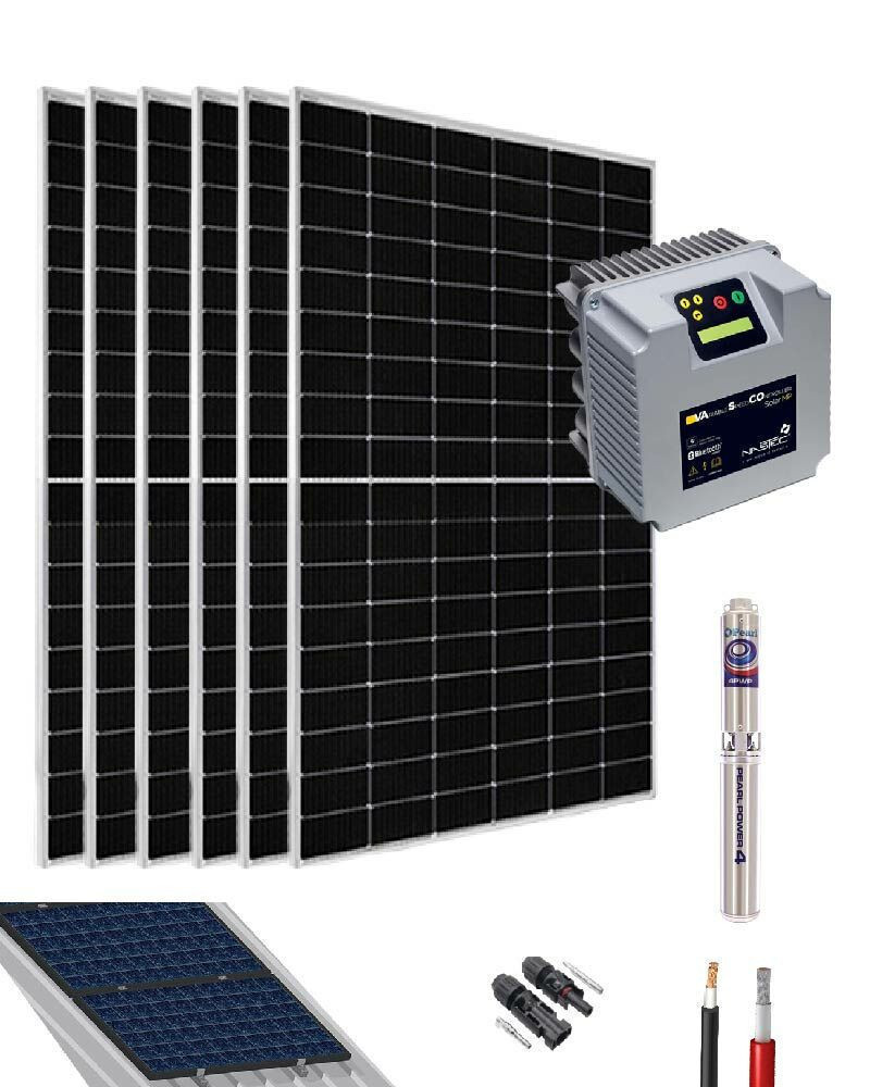 Kit Bombeo Solar Sumergible hasta 2HP 220V