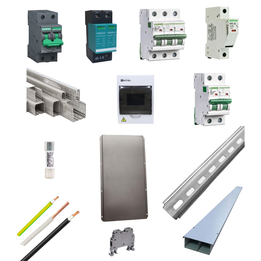Kit de Material Eléctrico Híbrido DC 25A y AC 32A/50A
