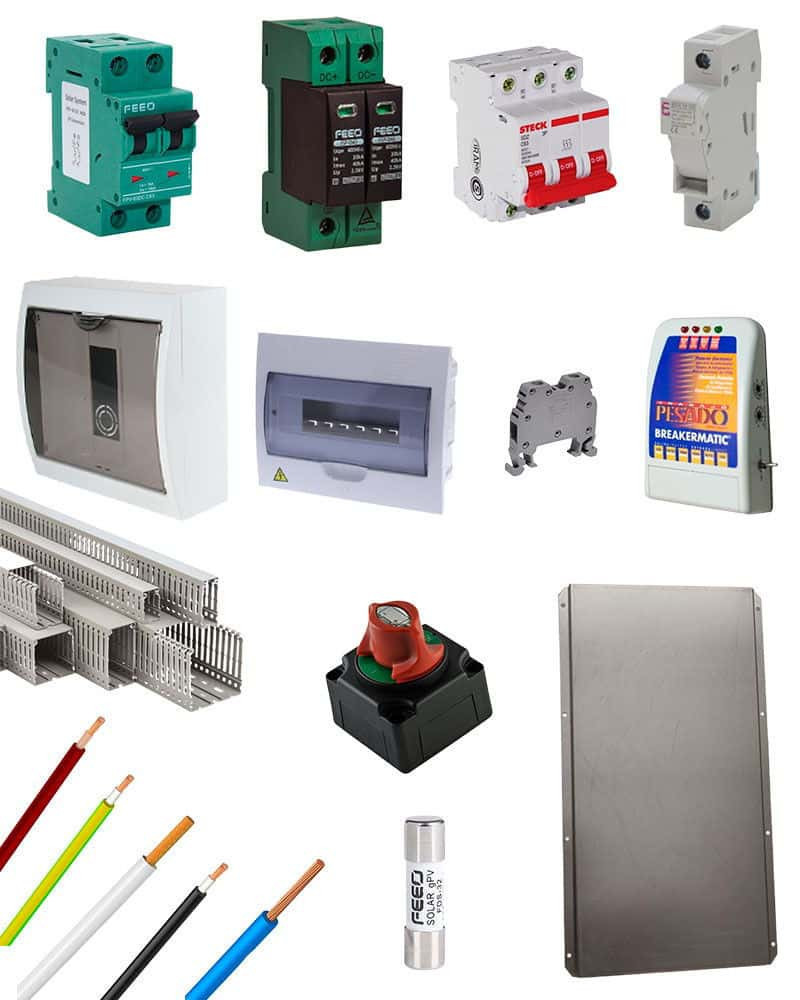Kit Material Eléctrico 19500W 48VDC 208VAC 32A MPPT