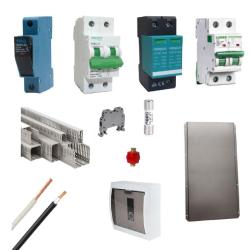 Kit Material Eléctrico 25A DC a 50A AC Litio