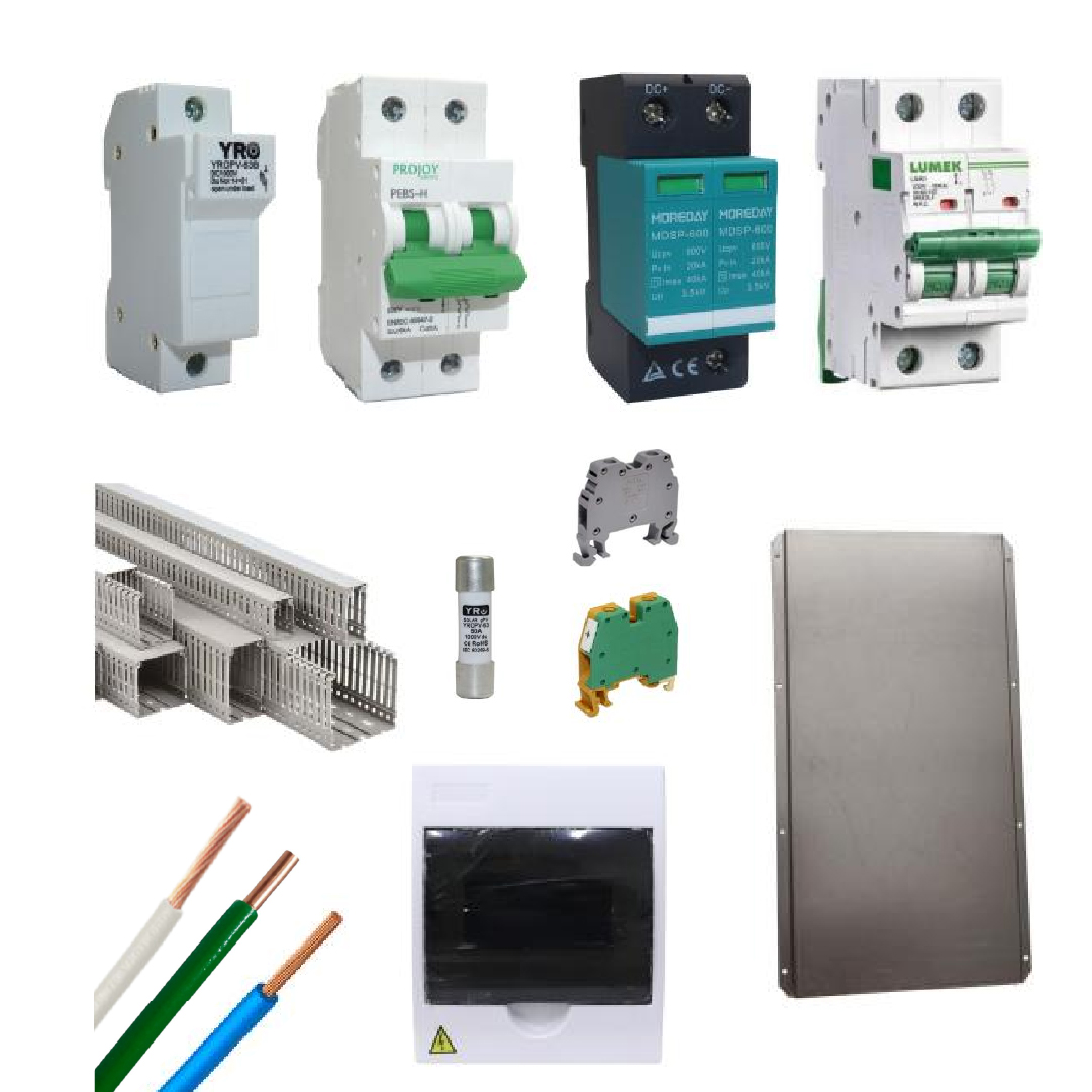Kit Material Eléctrico 3000W 110VAC 50A MPPT