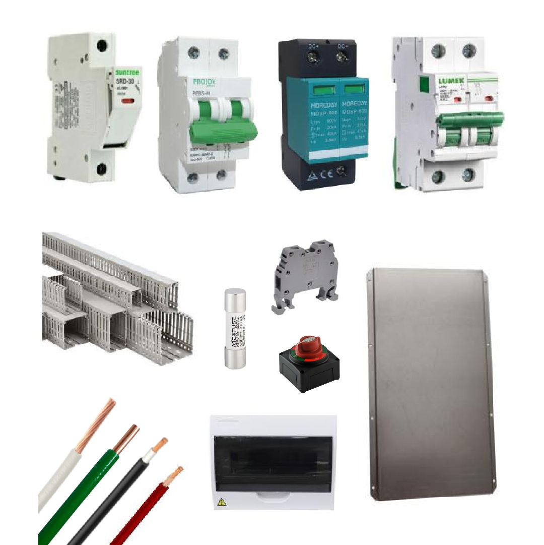Kit Material Eléctrico 9000W 48VDC 208VAC 32A MPPT