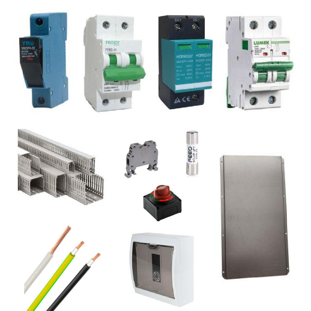 Kit Material Eléctrico Aislado 25DC y 32AC Gel