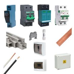 Kit Material Eléctrico Aislado 3000W 48V rack 15A LITIO