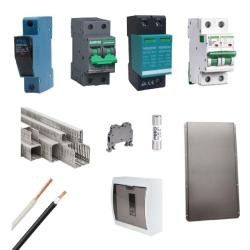 Kit Material Eléctrico Aislado 5000W 48V 15A DC / 50A AC