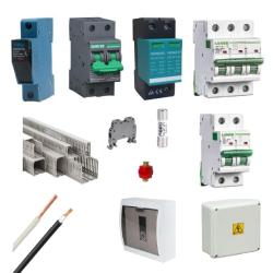 Kit material electrico aislado MPPT 20A LITIO RACK