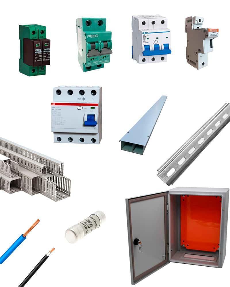 Kit Material Eléctrico On Grid 208VAC MPPT 50A