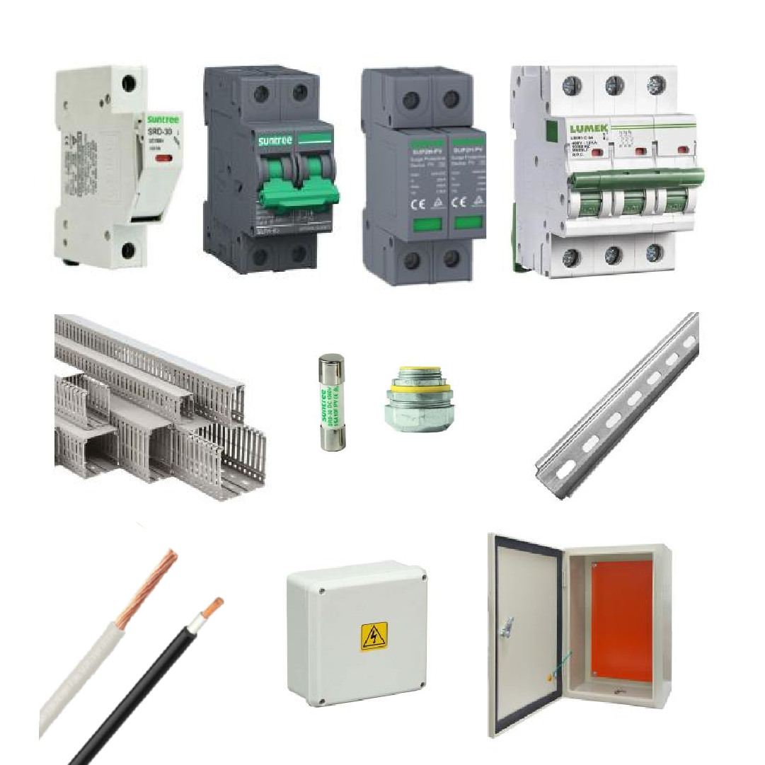 Kit Material Electrico On grid Trifasico 20DC y 32AC