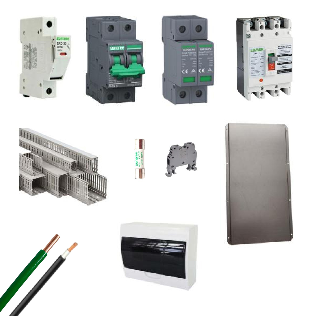Kit Material Electrico para Sistema Aislado 32DC y 90AC