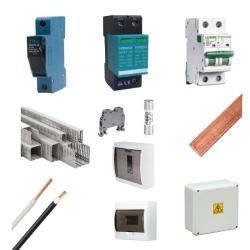 Kit Material Eléctrico Solar Aislado 25A DC / 32A AC