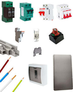 Kit Material Eléctrico/12KW/220V Protección MPPT 25A LITIO