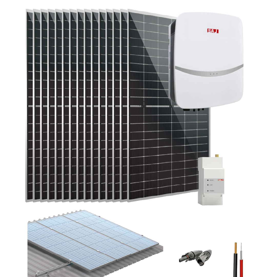 Kit On grid 10000W 56420Wh/día SAJ
