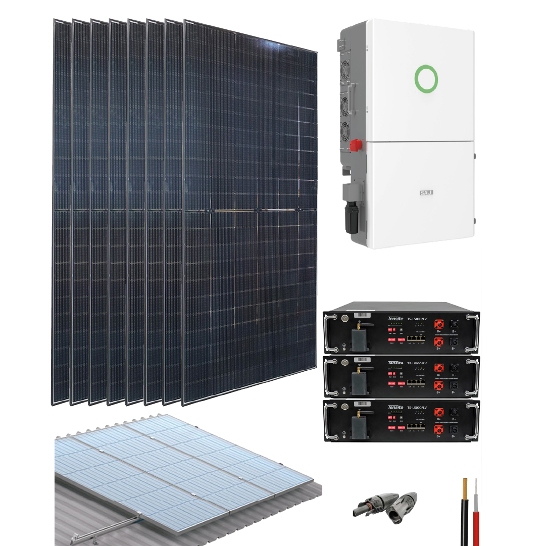 Kit On grid 5000W 19880Wh/dia SAJ
