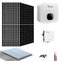 Kit solar 4200W 25620Wh/dia Growatt MIN