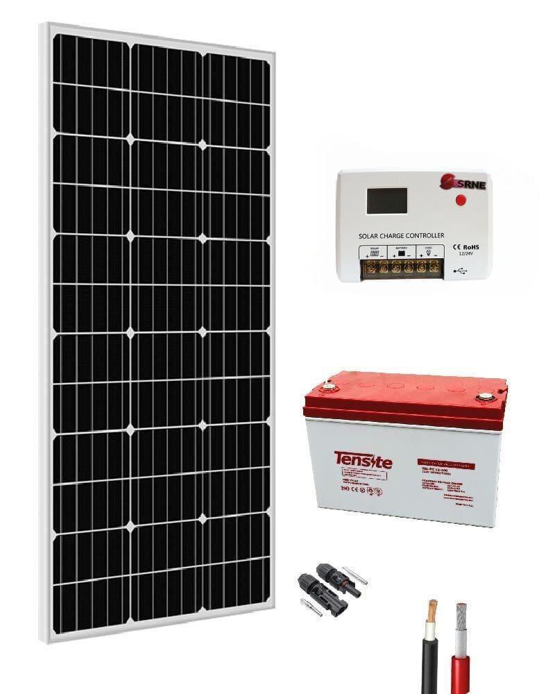 Kit Solar 840W/día 12V con Batería