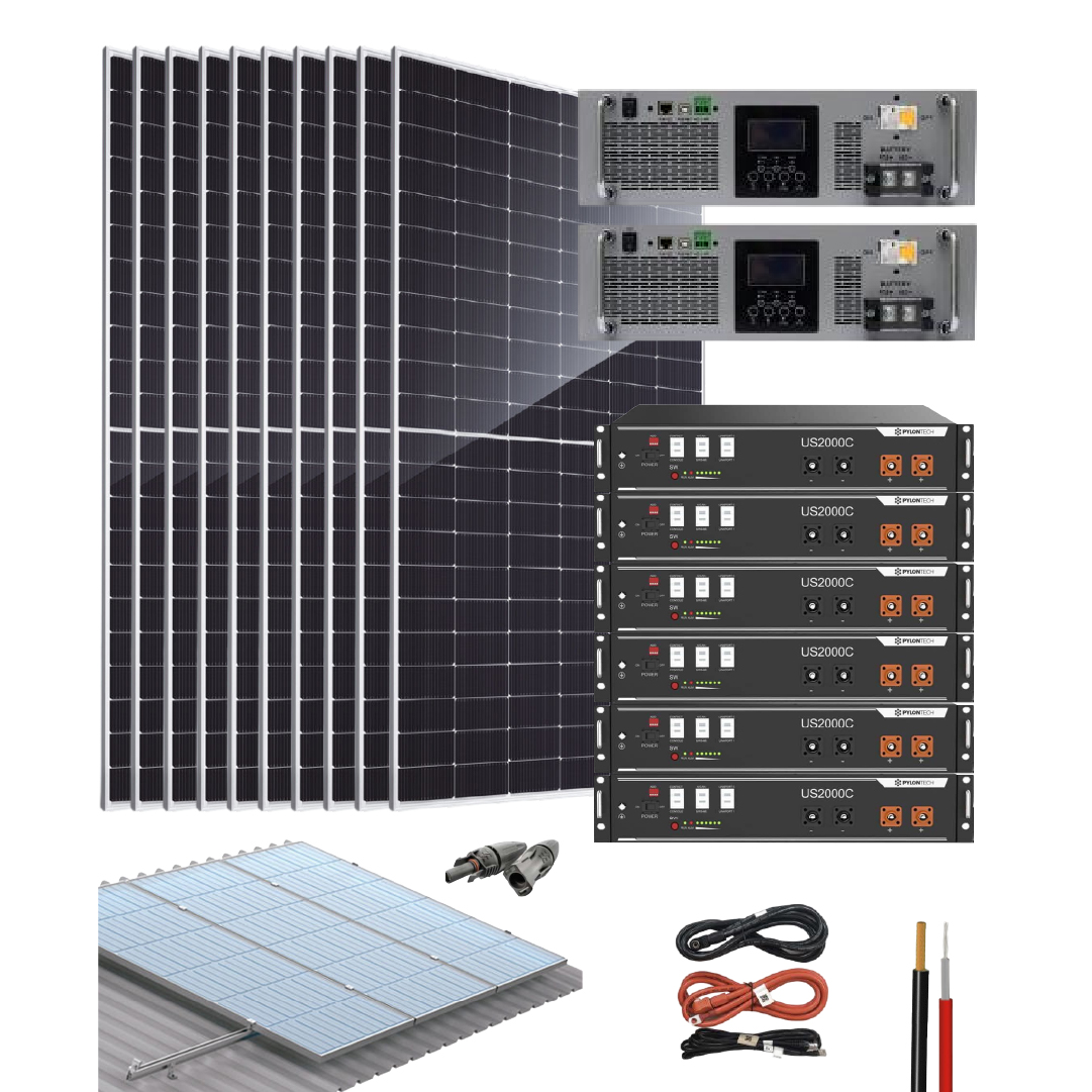 Kit Solar Aislado 3000W 48V 22365Wh/día PHVOLT
