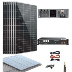 Kit Solar Aislado 3000W 48V rack 17395Wh/día PH VOLT