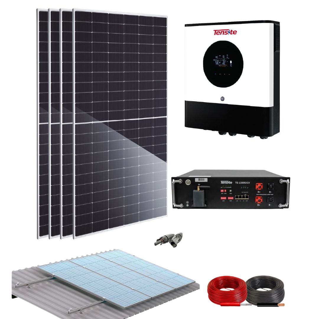 Kit solar aislado 6500W 48V 7936Wh/dia