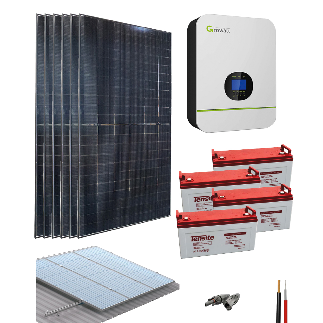 Kit Solar Gel 3000W 48VDC 12810Whdía