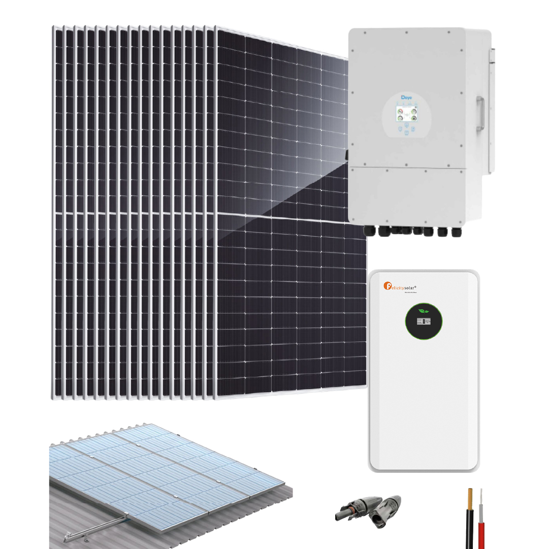 Kit Solar Hibrido 23808Wh/día Deye