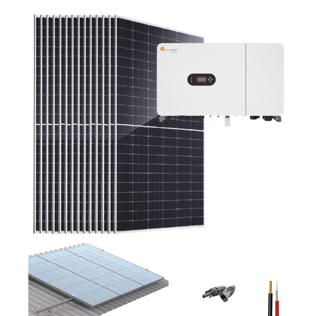 Kit Solar Hibrido 90000Wh/día Felicity