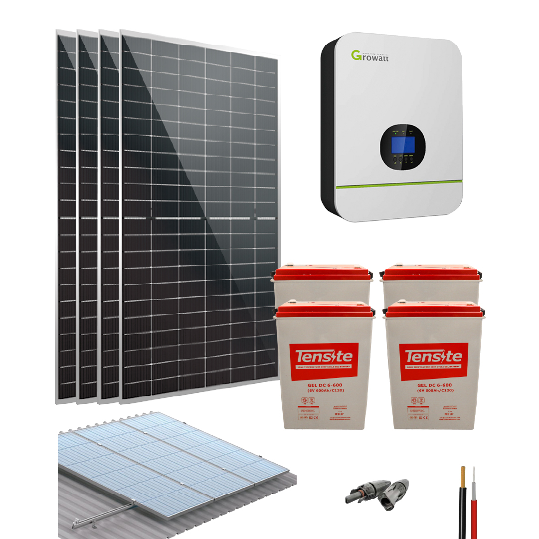 Kit Solar Litio 3000W 48VDC 8680Wh/día