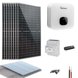 Kit solar On Grid 6000W 17568Wh/dia Growatt MIN