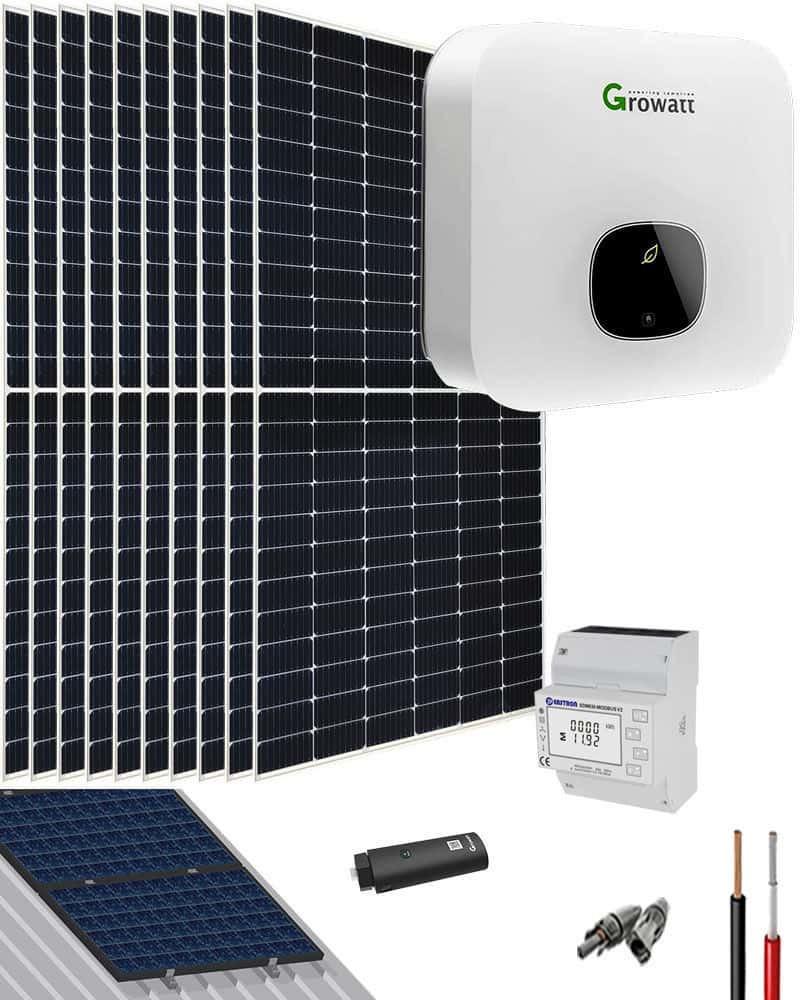 Kit Solar OnGrid 5000W 25620Wh/día Growatt