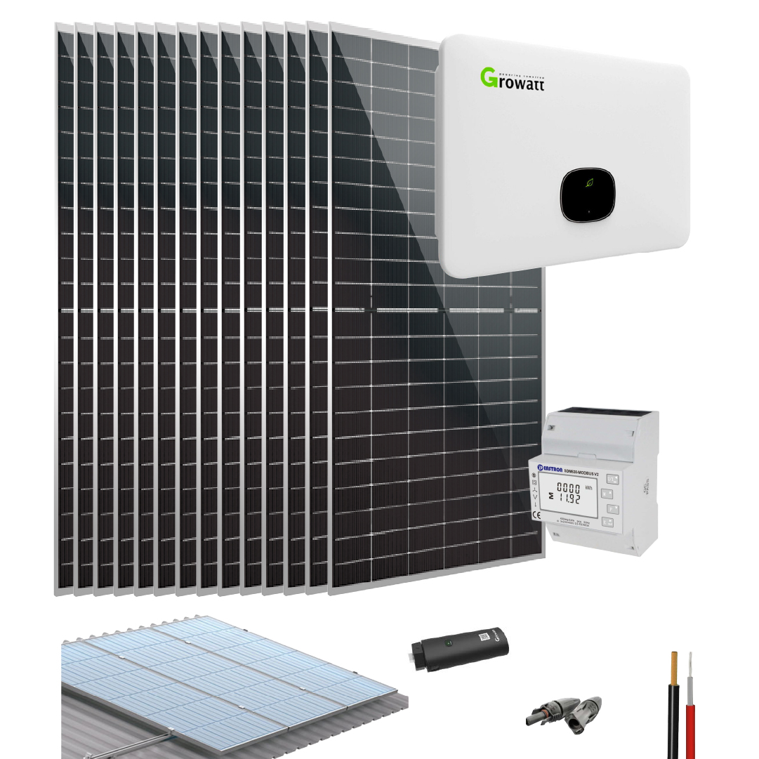 Kit Solar para planta solar 25000W 102480Wh/día