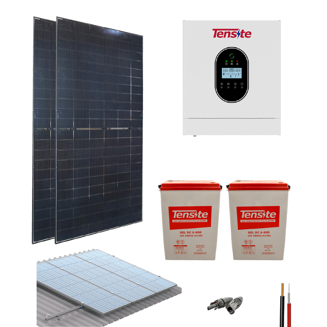 Kit Solar para sistema Aislado 1000W 12V Tensite 4270Wh/dia