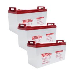 Pack 3 ud Baterías Santa Marta de GEL 12V 150Ah Tensite