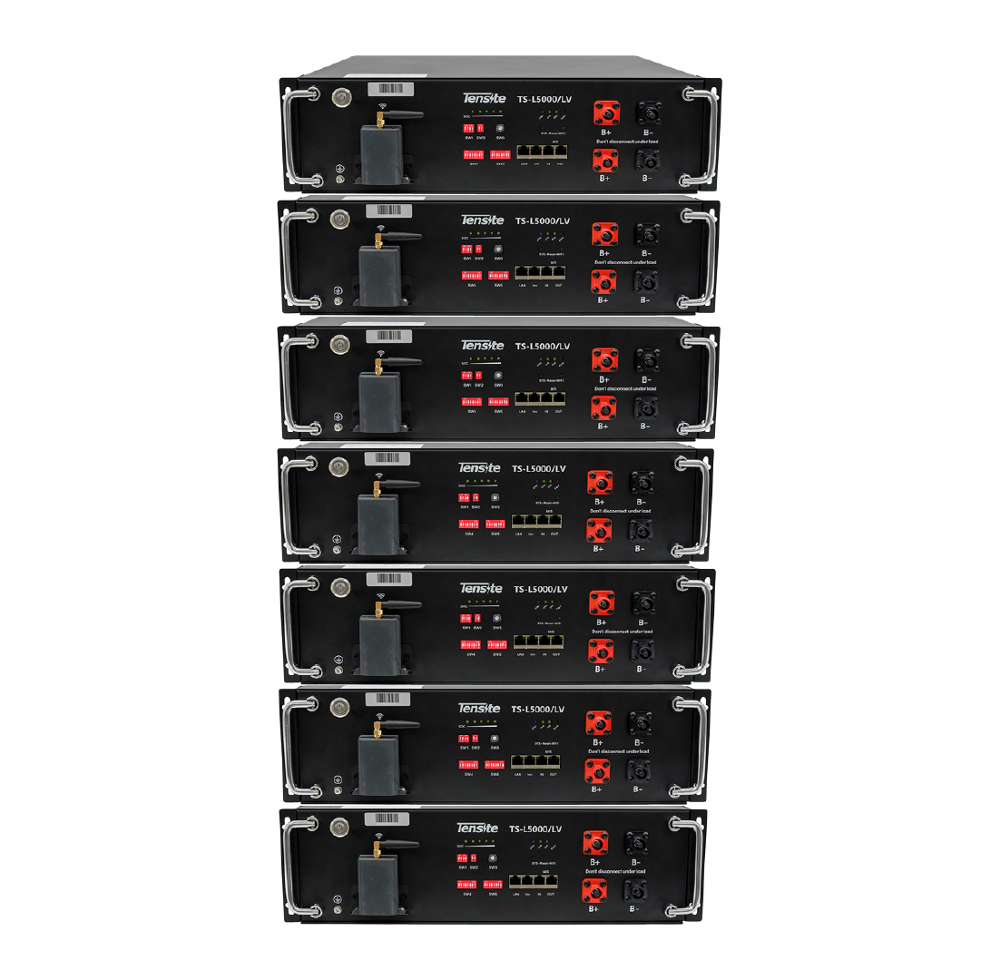 Pack 7 baterías Litio 4.8kWh 48V TS-L5000/LV Tensite