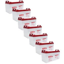 Pack 7 ud Baterías Santa Marta de GEL 12V 150Ah Tensite