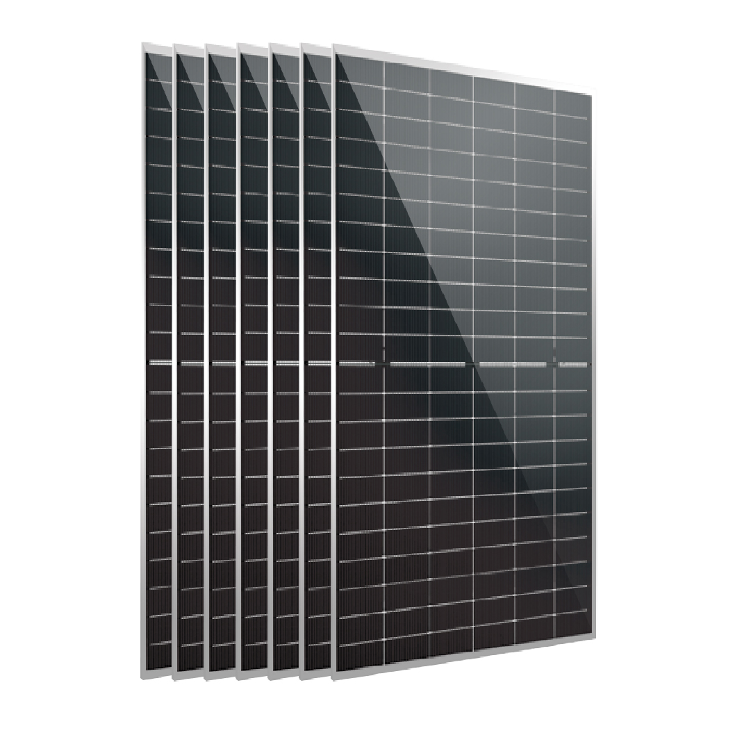 Pack 7 ud paneles solares para casa Bifacial 610W N-Type Tensite