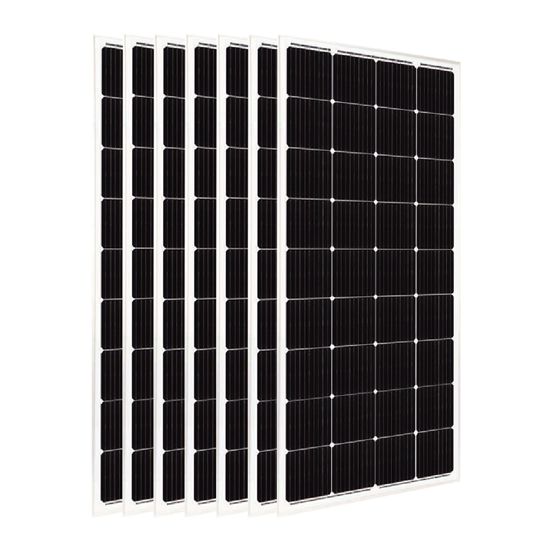 Pack 7 und Panel Solar pequeño 210W 12V Monocristalino