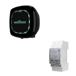 Pack Cargador Carro Eléctrico Wallbox Pulsar Plus Type 2 de 7.4kW con Power Boost Clamp